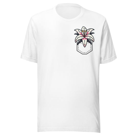 Team Lily – Floral Pocket Tee